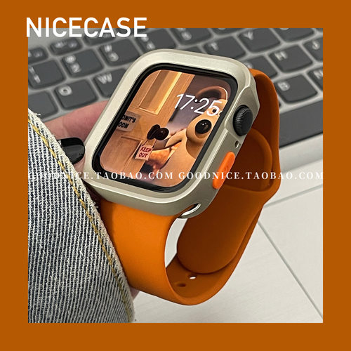 iwatch表带表壳撞色硅胶