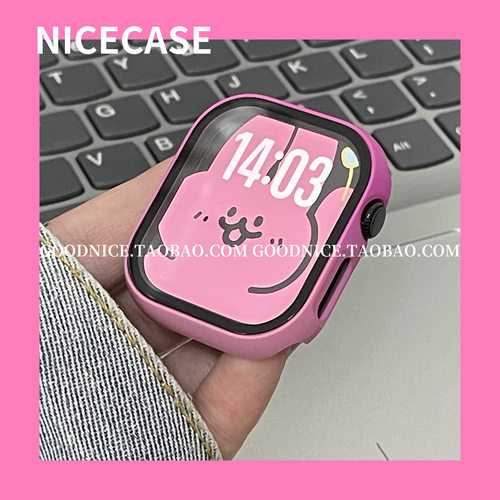 NICECASE新渐变色壳膜一体表壳适用苹果iWatchS10代S987se潮ultra