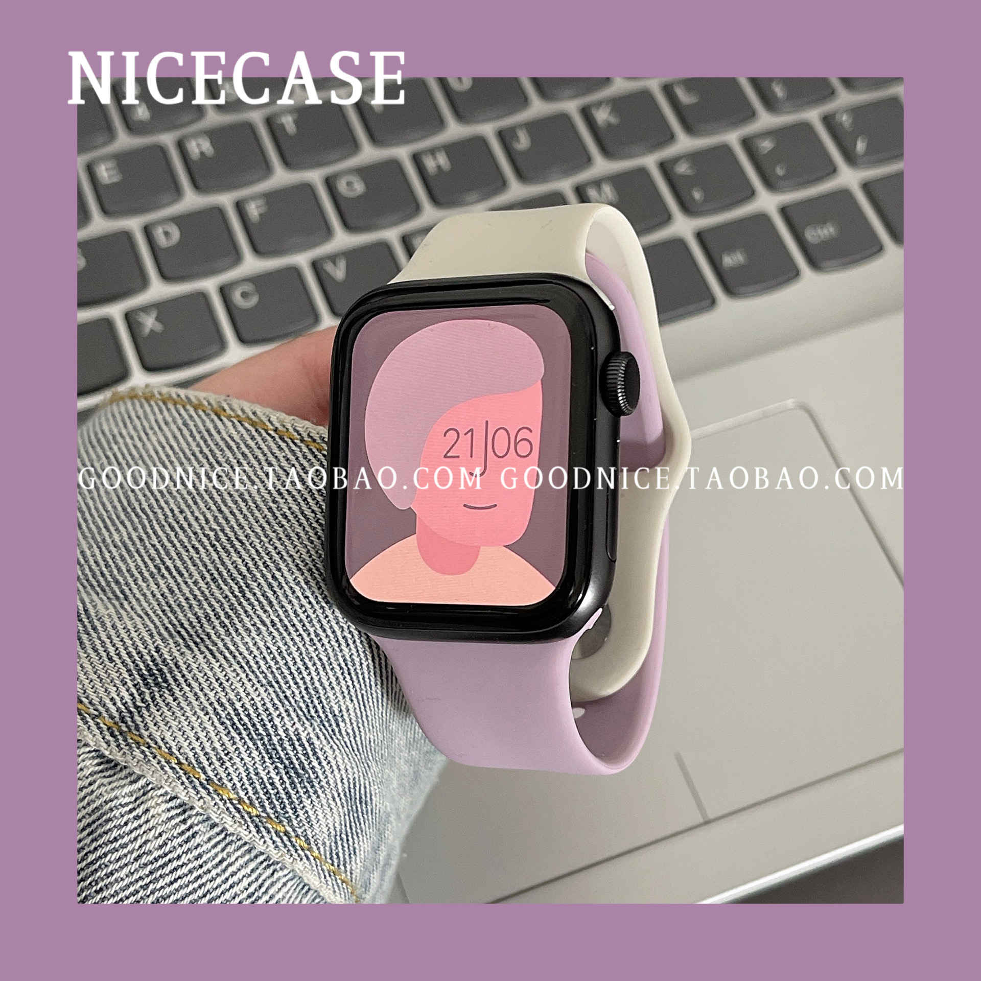 NICECASE运动表带适用苹果iwatch