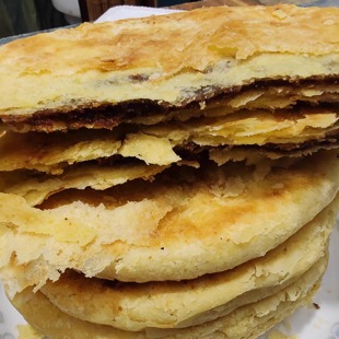 塞北右玉糖饼红糖饼白糖饼胡麻油糖饼右玉特产玻璃糖饼小吃酥糖饼