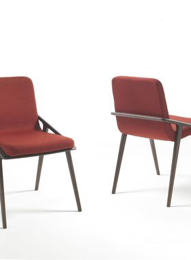 porada北欧意式极简餐椅设计师款休闲椅子酒店家具厂家直销特价