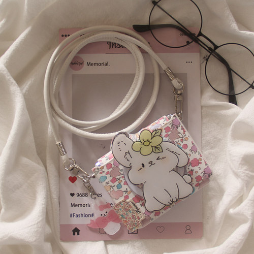 日韩碎花小兔子适用华为Purax手机壳pocket2小米MIXFlip摩托罗拉Razr60荣耀vflip三星zflip7磁吸findn3flip套