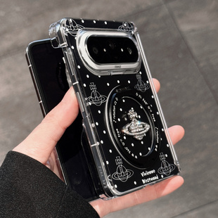 ins韩系个性西太后适用华为puraxmax手机壳新款折叠屏保护套puraX2支架360旋转xmax中轴全包防摔网红款女款