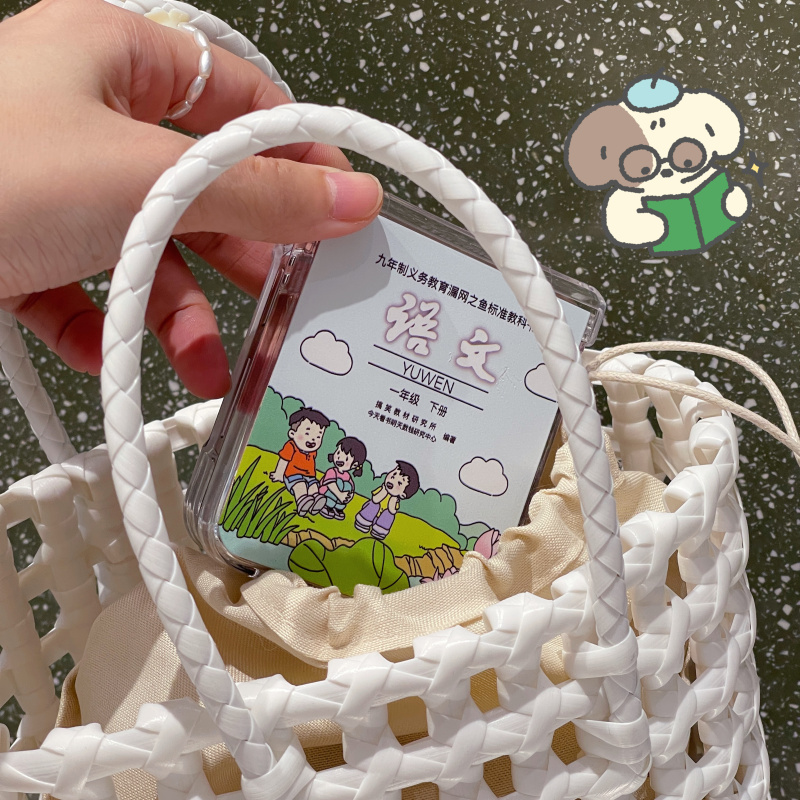 ins卡通童年怀旧小学课本适用于三星zflip7手机壳新款zflip6防摔zflip5全包ZFLIP4/3折叠屏F711