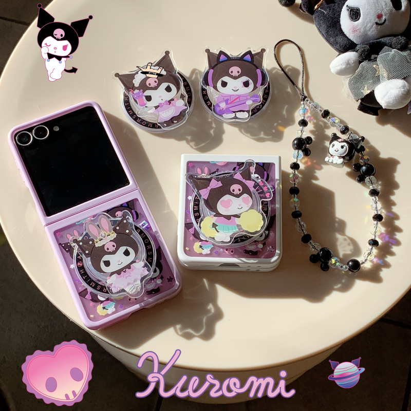 ins日韩风卡通可爱库洛米适用三星Galaxy Z Flip7手机壳ZFLIP6创意新款磁吸支架zflip5防摔保护套萌女款