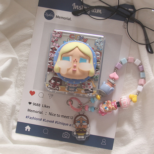 ins韩系卡通可爱爱丽丝哭娃适用三星Zflip7手机壳创意新款 zflip5折叠屏zflip6防摔w23flip手链zflip4保护套女