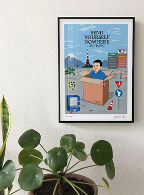 Joan Cornella霍安艺术家 日本限定潮流讽刺幽默版画工作室装饰画