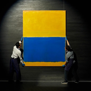 罗斯科复古抽象客厅沙发装饰画中古风入户玄关画意式简约卧室挂画