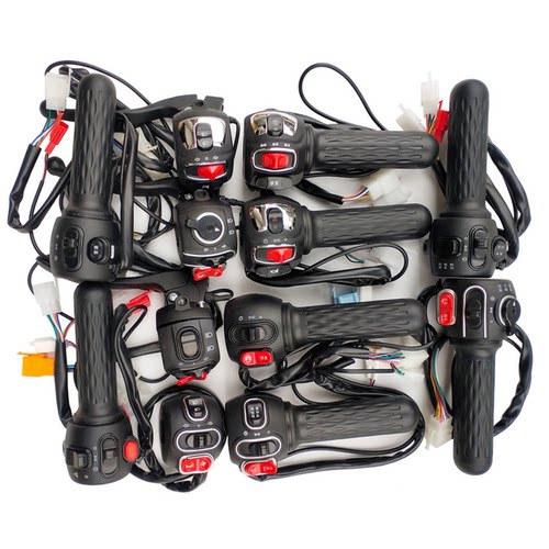 国标电动车左右开关总成转把欧凌