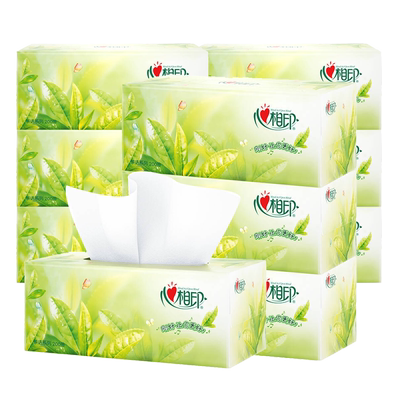 心相印抽纸茶语宽幅h200硬盒