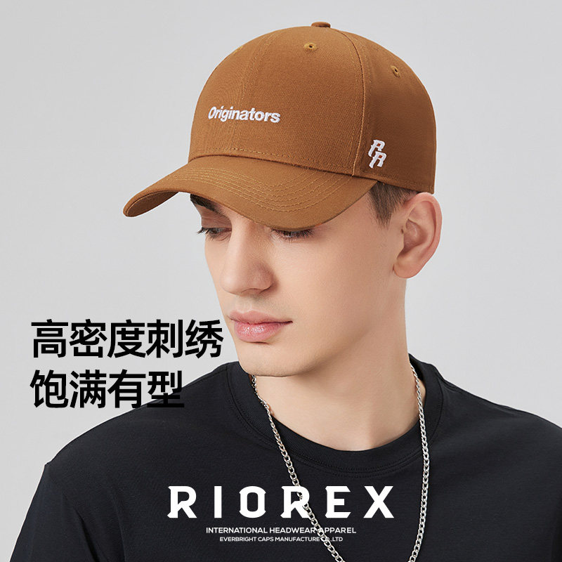 2025新棒球帽男款大码鸭舌帽子硬顶可调节防晒不褪色休闲户外遮阳