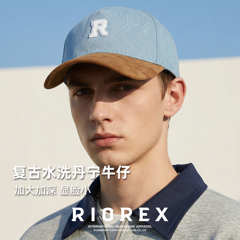 复古水洗牛仔男女棒球帽防晒
