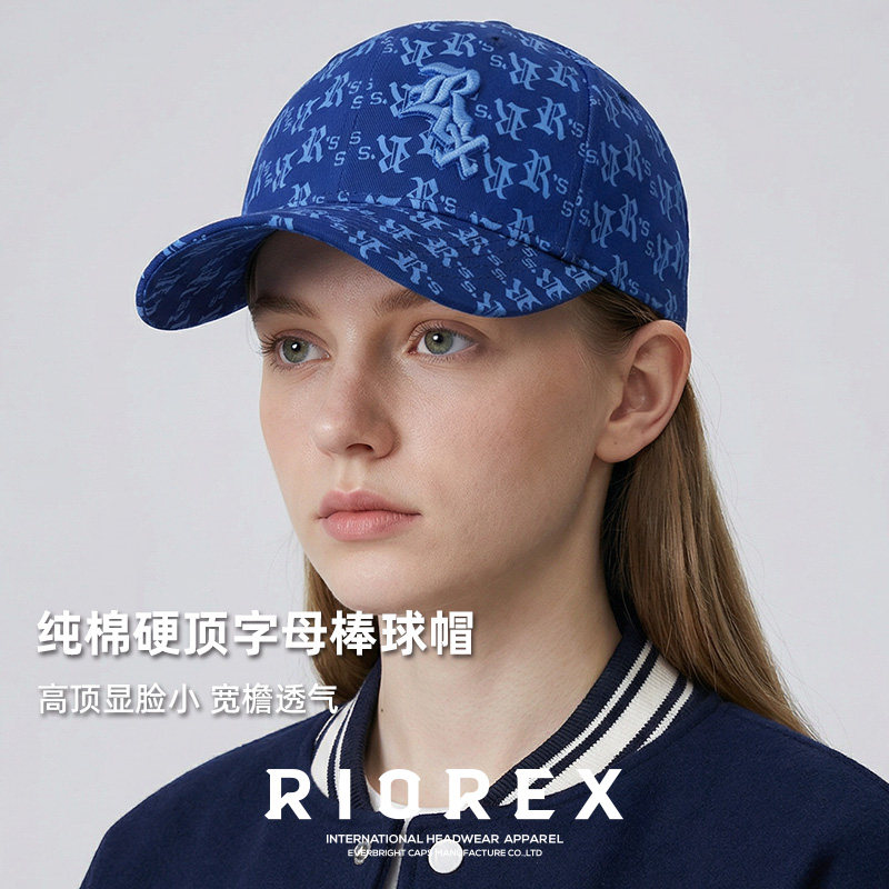 2026新款棒球帽全棉防晒潮酷硬顶男帽子春夏女士遮阳鸭舌帽可调节