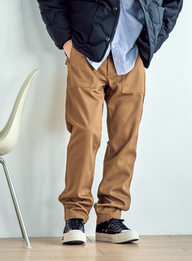 老芬日本进口面料OG107工装裤休闲裤直筒长裤日常合身裁剪coolmax