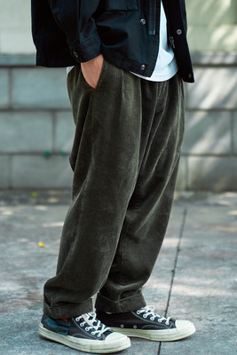 老芬日本进口面料灯芯绒裤