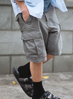 STAPH老芬DWU SHORTS WORK SHORTS工装休闲短裤水洗多袋裤dcdt