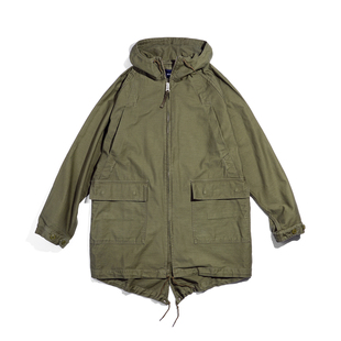 余文乐 军事风纯棉男风衣 现货STAPH M51日潮工装