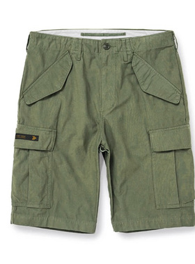 STAPH D-65M/SATIN CARGO 18SS 军事风工装短裤虎纹迷彩