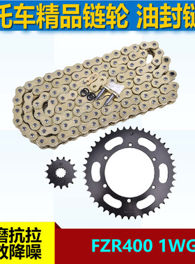 摩托车配件适用于雅马哈FZR400链盘1WG前后链轮大小牙盘530套链条