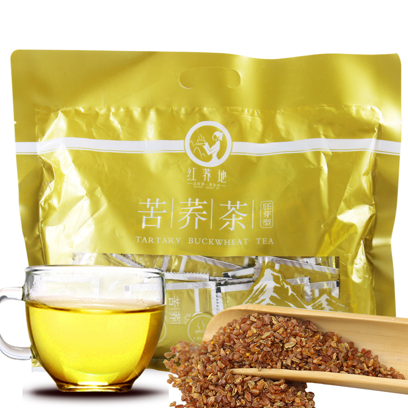 红荞地黑苦荞全胚芽茶500克小袋