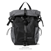 机能双肩包旅行运动户外登山骑行徒步大容量背包男电脑书包男士