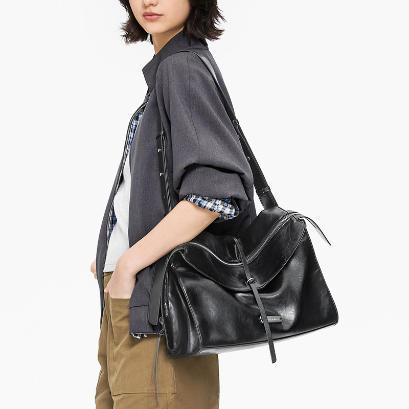 【Easy邮差包】LIVEBOX真皮大容量托特包通勤斜挎包单肩公文包女