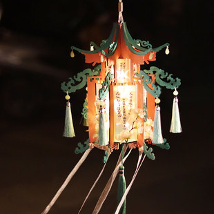 2026新年古风手提宫灯手工制作中式花灯新款国风汉服古装拍照灯笼