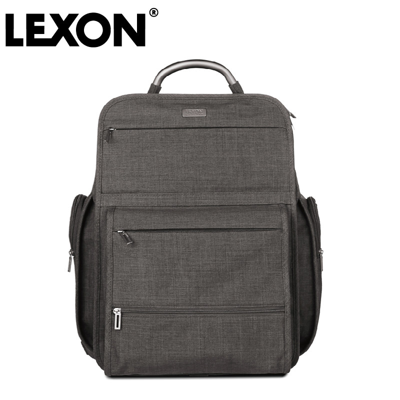 法国乐上LEXON14寸15寸大容量商务单层双肩电脑背包男-LN1801