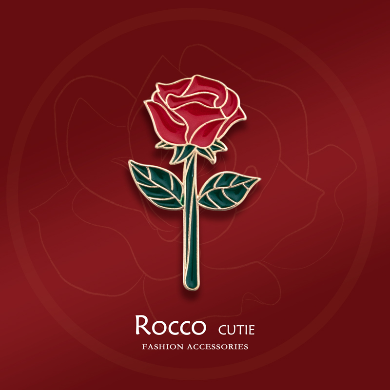 送你一支玫瑰花胸针女新款潮个性复古别针男女学生礼物小王子周边