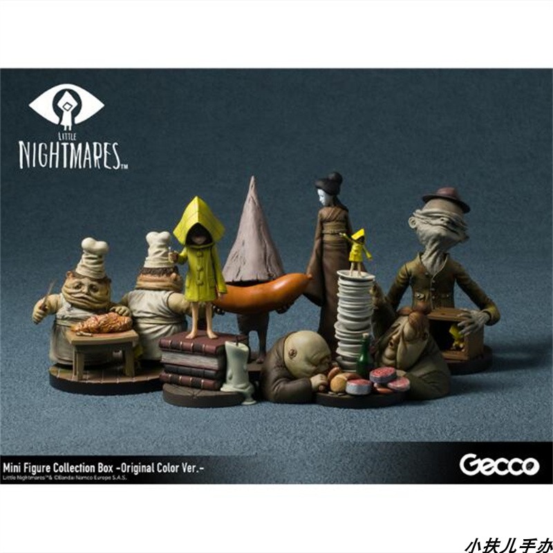 现货 Gecco 小小梦魇 迷你手办收藏套装 整套6个 原色版