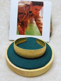 意大利进口925银镀金手镯设计专柜定制A126