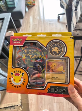 宝可梦美版ptcg Pokemon Day 礼盒 内含1包ME01，2包ME02