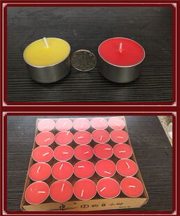 普光酥油灯4小时100粒无烟小蜡烛酥油供灯长明灯包邮