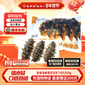 9头 老尹家鲜食海参500g冬季 滋补礼品固形物75%以上7 500g