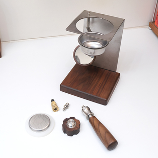 视镜气动咖啡机配件泄压手柄分水网胶圈咖啡机底座4分堵头胡桃木