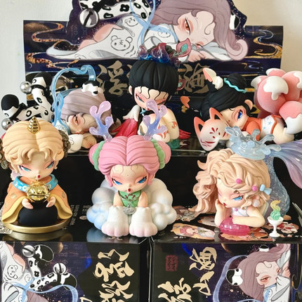正版浮游山海盲盒3代DODONAMI可爱玩具公仔手办摆件女孩生日礼物