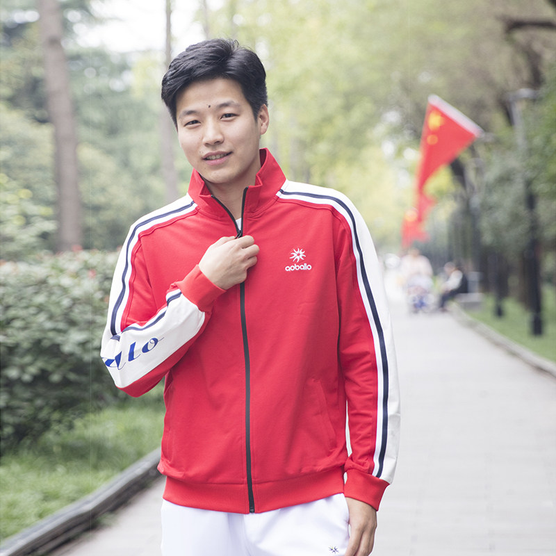 AUBERON 태극권 소프트볼 스포츠 정장 니트 재킷 지퍼 외관 정장 소프트볼 성능 착용 스포츠웨어