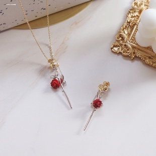 玫瑰花系列胸针高档奢华气质胸花毛呢大衣别针百搭女配饰节日礼物