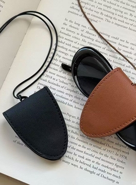 挂脖磁吸墨镜夹长款项链女旅行便携收纳挂绳毛衣链配饰