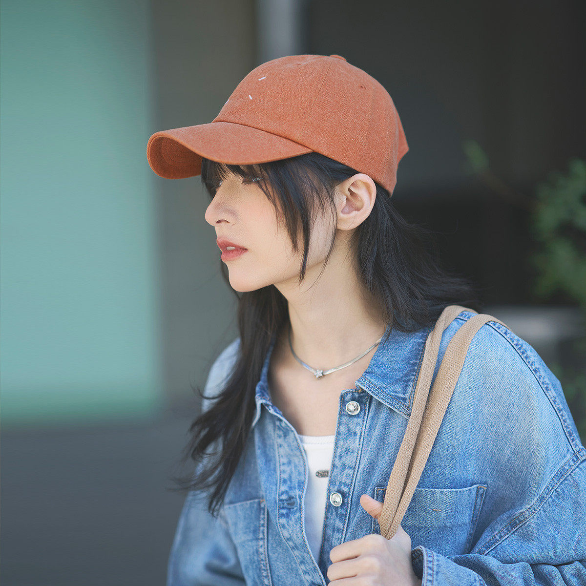 帽子女士纯棉百搭帽子女款2026新款纯色棒球帽时尚休闲鸭舌帽
