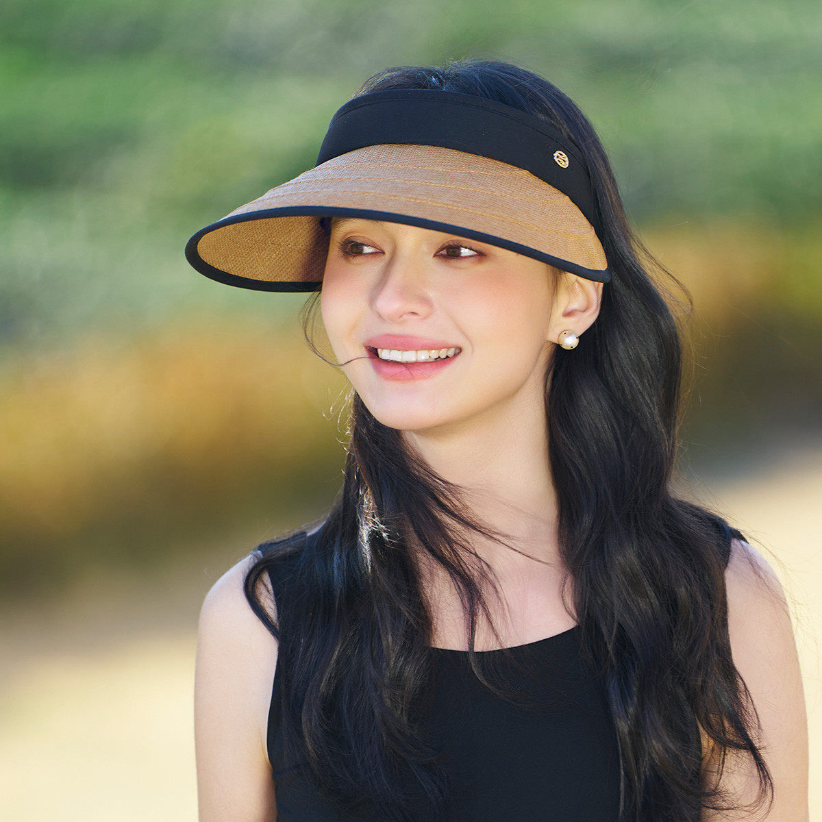帽子遮阳帽女防晒防紫外线空顶帽透气草帽防晒帽帽子女款2026新款