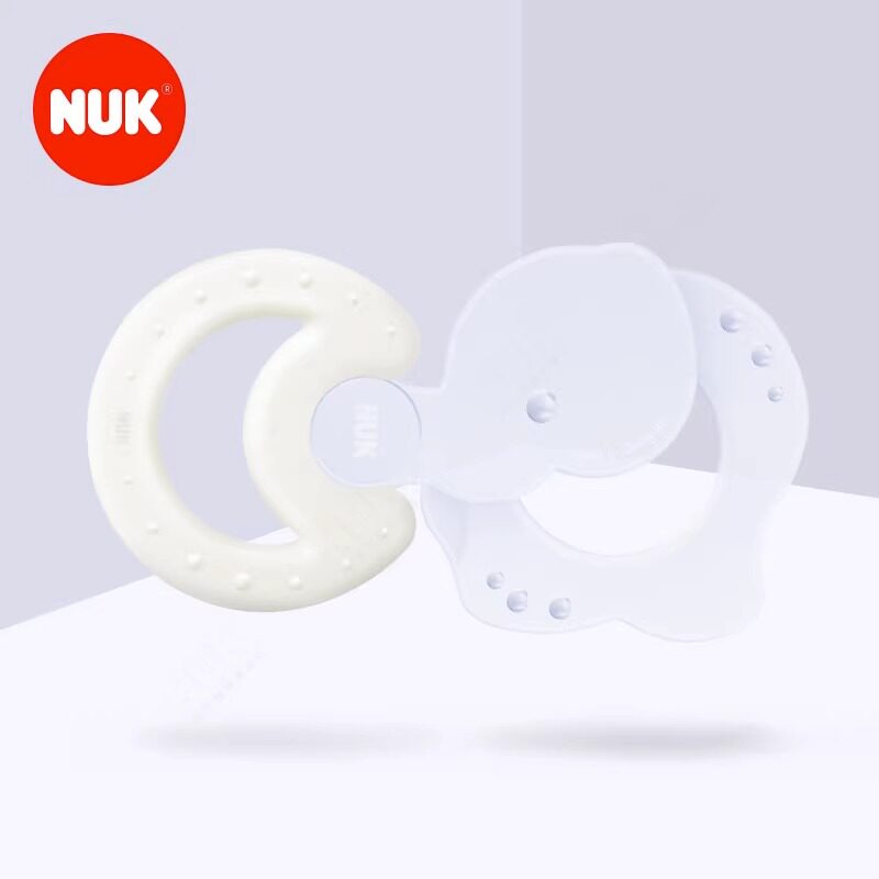 德国NUK大象宝宝磨牙冰凉牙胶婴幼儿咬咬乐牙棒按摩牙龈3-12月