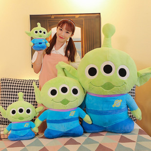 新款三眼仔毛绒玩具创意搞怪公仔可爱三眼怪毛绒布娃娃玩偶