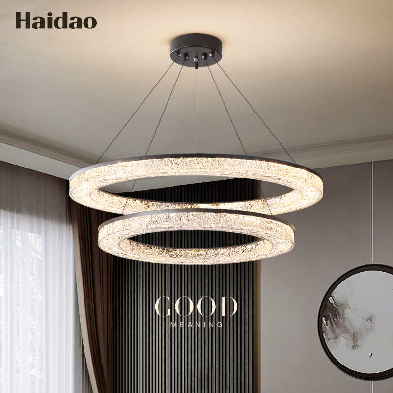 意式极简客厅吊灯2025新款高端北欧轻奢大气简约设计全屋套餐灯具