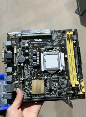 华硕 B85M-VIEW PAKER DDR3 B85主板 1150针全固态一体机横插主板