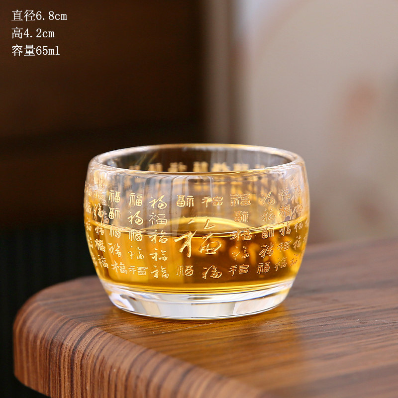 无铅水晶玻璃中式养生不烫手加厚图片