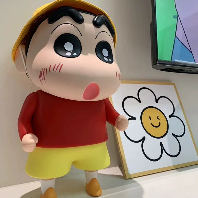 蜡笔小新手办超大号桌面摆件