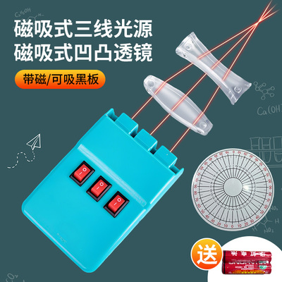 三线激光光源磁吸式透镜光具盘