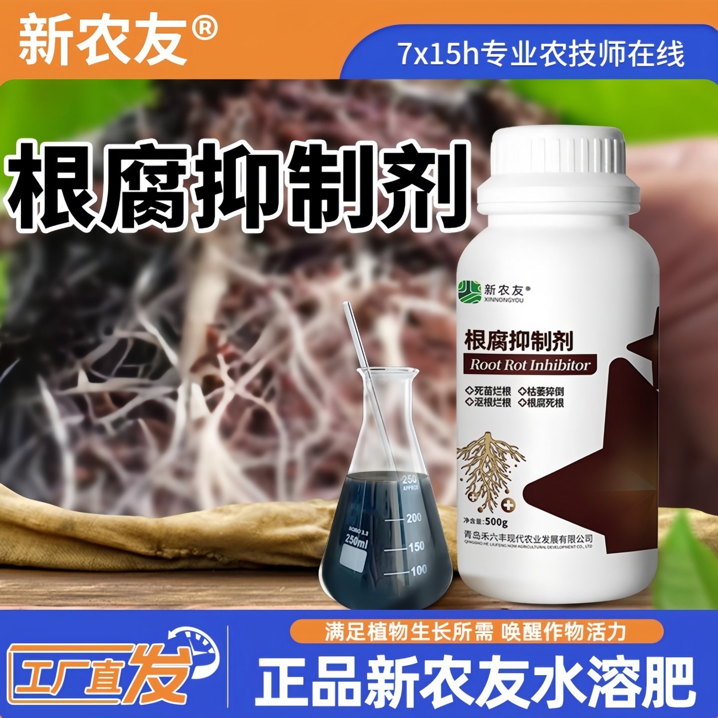 根腐抑制剂猝倒烂根根肿根腐立枯生根壮苗疏松土壤生物菌肥水溶肥,农用物资,叶面肥,淘宝优惠券,粉丝福利购,淘宝优惠卷