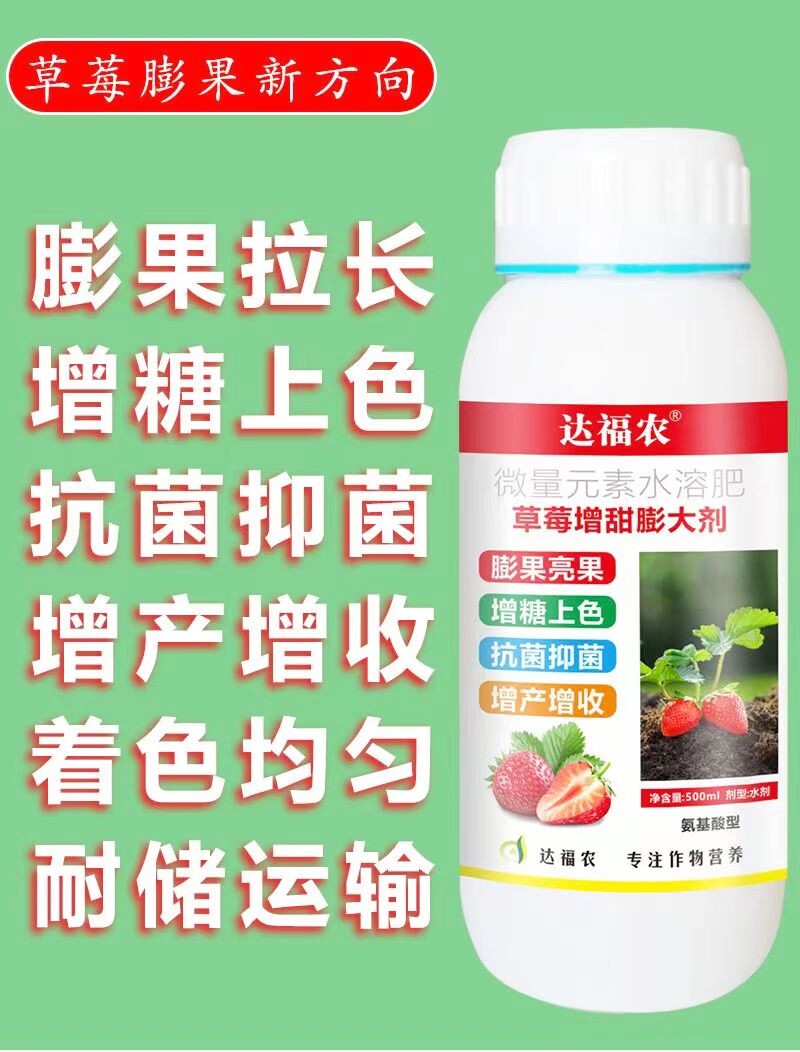 草莓增甜膨大剂素草莓专用硬果